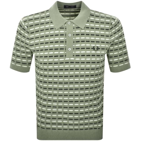Product Image for Fred Perry Boucle Knitted Polo T Shirt Green
