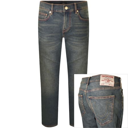 Product Image for True Religion Rocco Mid Wash Skinny Jeans Blue