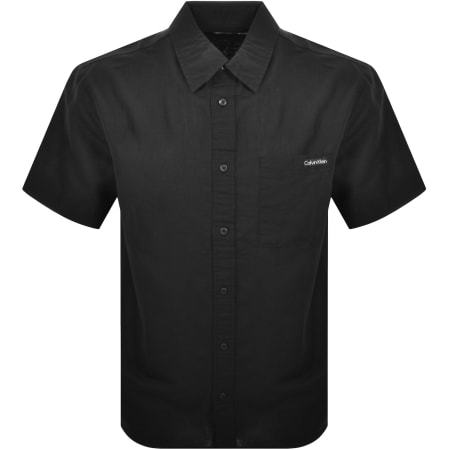 Product Image for Calvin Klein Jeans Linen Shirt Black