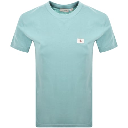 Product Image for Calvin Klein Jeans Woven Label T Shirt Blue
