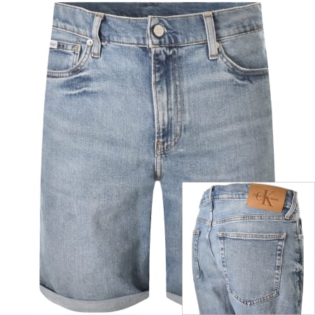 Product Image for Calvin Klein Jeans Slim Fit Denim Shorts Blue
