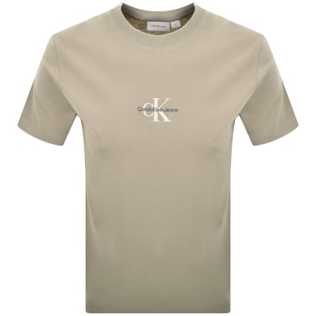 Product Image for Calvin Klein Jeans Monologo T Shirt Beige