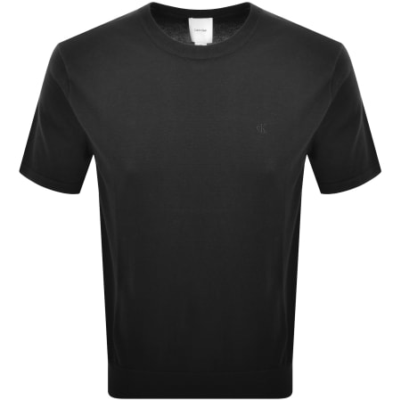 Product Image for Calvin Klein Short Sleeve Knit Jumper Black