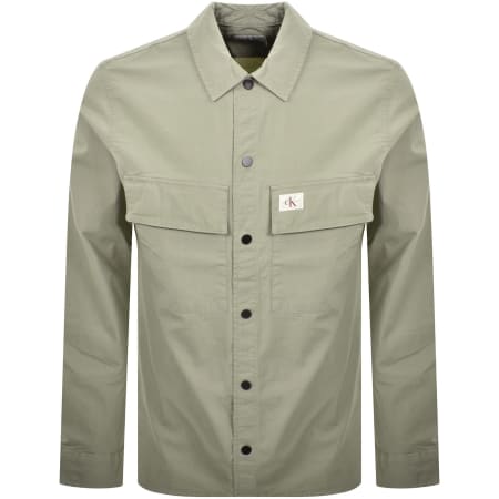 Product Image for Calvin Klein Jeans Cargo Overshirt Jacket Green