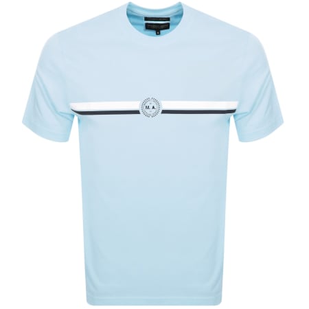 Product Image for Marshall Artist Centre Court T Shirt Blue