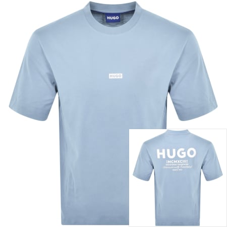 Product Image for HUGO Blue Nalono T Shirt Blue