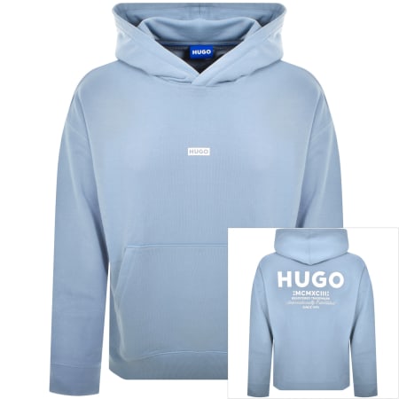 Product Image for HUGO Blue Nazardo Hoodie Light Blue