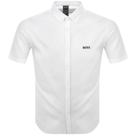 Product Image for BOSS B Motion S Short Sleeve Shirt White