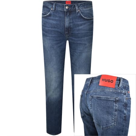 Product Image for HUGO 708 Slim Fit Jeans Dark Wash Blue