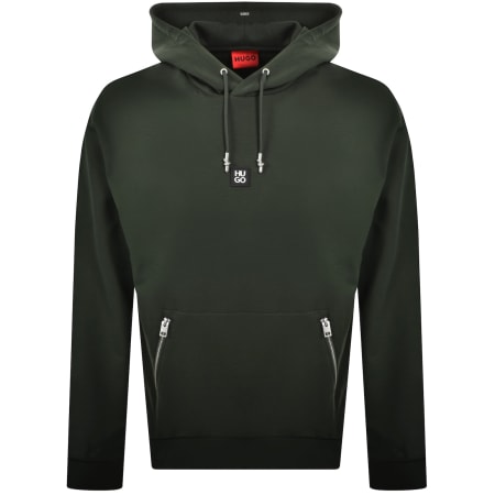 Product Image for HUGO Dargenhood Hoodie Green