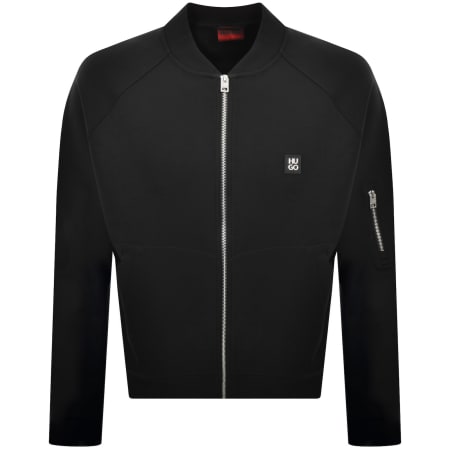Product Image for HUGO Dargenzip Full Zip Sweatshirt Black