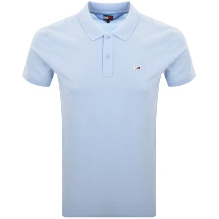 Product Image for Tommy Jeans Slim Fit Polo T Shirt Blue