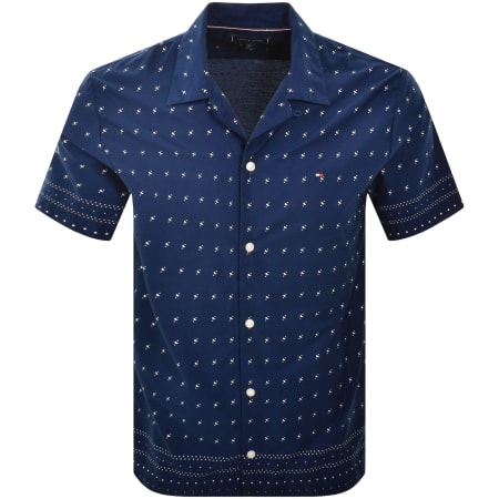 Product Image for Tommy Hilfiger Flex Poplin Bandana Shirt Navy