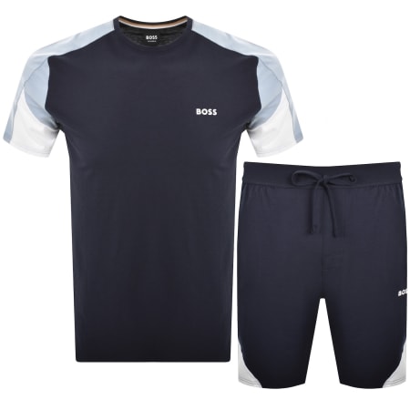 Product Image for BOSS Balance T Shirt And Short Set Navy