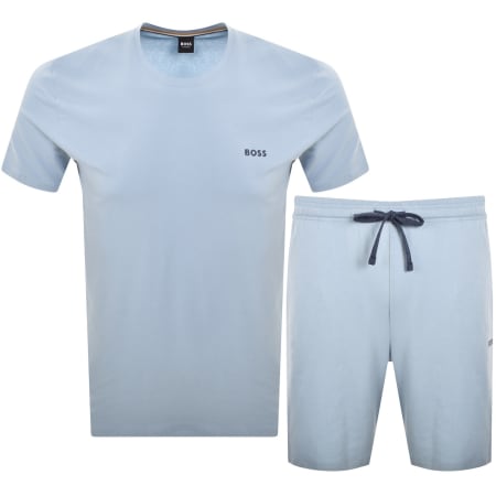 Product Image for BOSS Mix And Match T Shirt And Short Set Blue
