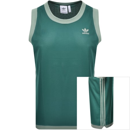 Product Image for adidas Originals Mockeyelet Vest Green
