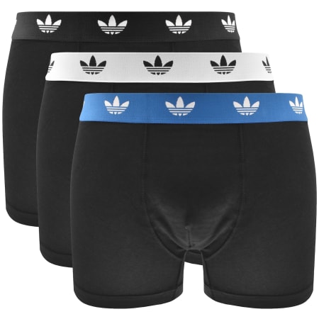 Product Image for adidas Originals 3 Pack Trunks Black