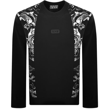 Product Image for Versace Jeans Couture Baroque Sweatshirt Black