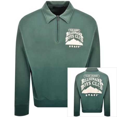 Product Image for Billionaire Boys Club Quarter Zip Sweatshirt Green
