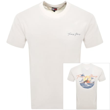 Product Image for Tommy Jeans Sig Sailing T Shirt White