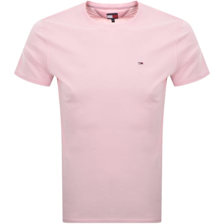 Product Image for Tommy Jeans Slim Jersey T Shirt Pink