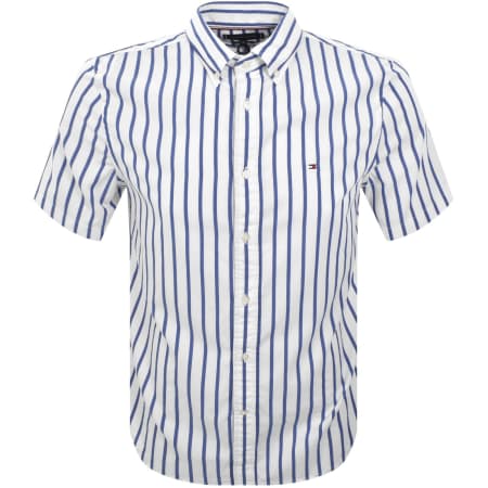 Product Image for Tommy Hilfiger Stripe Poplin Shirt Blue