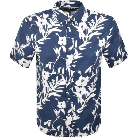 Product Image for Tommy Hilfiger Tropical Print Shirt Navy