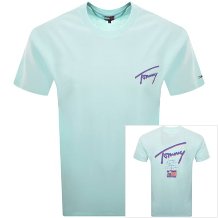 Product Image for Tommy Jeans Faded Graphic T Shirt Blue