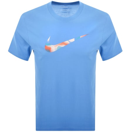 Product Image for Nike Training Lava Swoosh T Shirt Blue