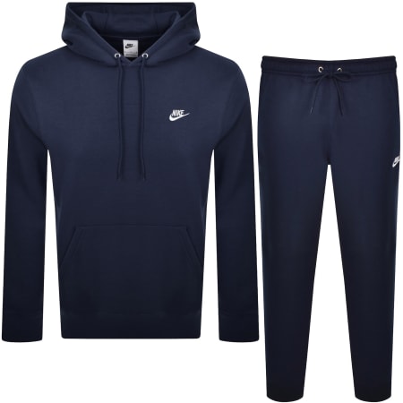 Product Image for Nike Club Hooded Tracksuit Navy