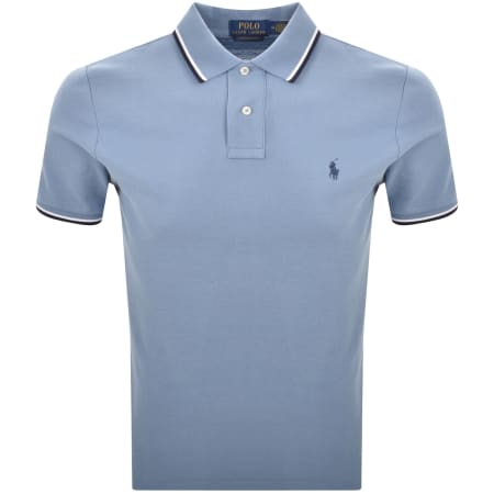 Product Image for Ralph Lauren Twin Tipped Polo T Shirt Blue