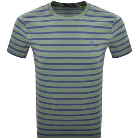Product Image for Ralph Lauren Stripe T Shirt Green