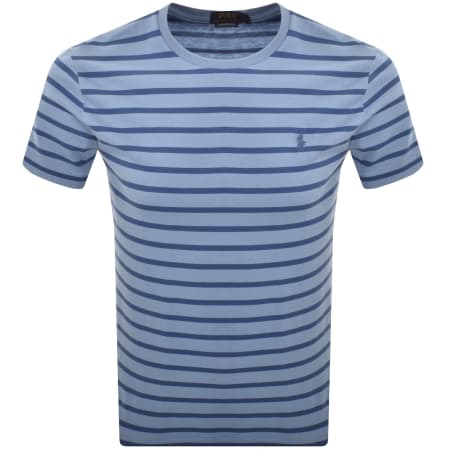 Product Image for Ralph Lauren Stripe T Shirt Blue