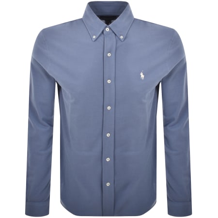 Product Image for Ralph Lauren Featherweight Mesh Shirt Blue