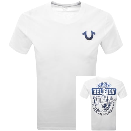 Product Image for True Religion Gradient Buddah T Shirt White