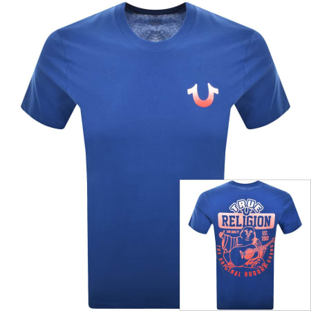 Product Image for True Religion Gradient Buddah T Shirt Blue
