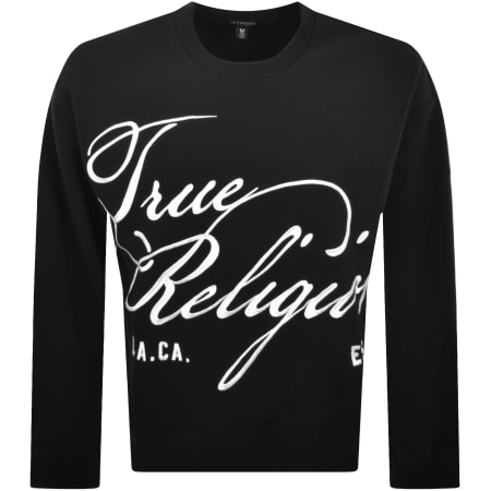 Product Image for True Religion Script Sweatshirt Black