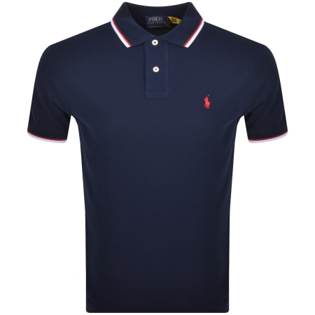 Product Image for Ralph Lauren Twin Tipped Polo T Shirt Navy