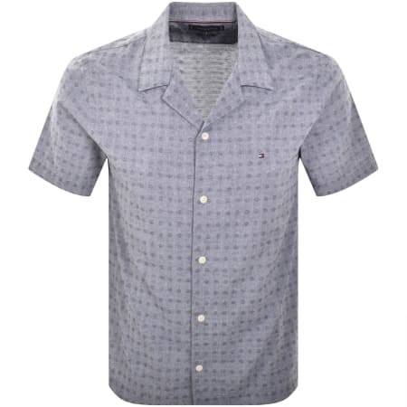 Product Image for Tommy Hilfiger Dobby Short Sleeve Shirt Navy