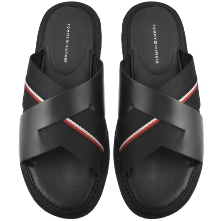 Product Image for Tommy Hilfiger Leather Sandals Black