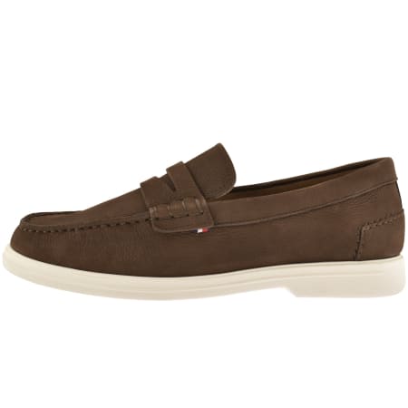 Product Image for Tommy Hilfiger Nubuck Loafers Legacy Brown