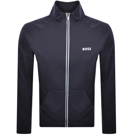 Product Image for BOSS Lounge Authentic Full Zip Track Top Navy