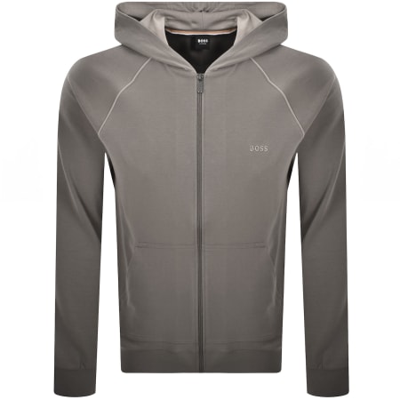 Product Image for BOSS Mix And Match Full Zip Hoodie Brown