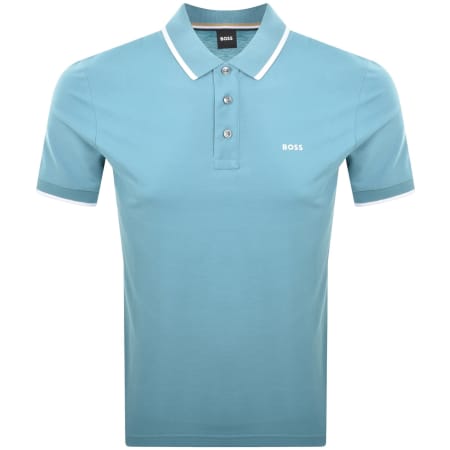 Product Image for BOSS Parlay 190 Polo T Shirt Pale Blue