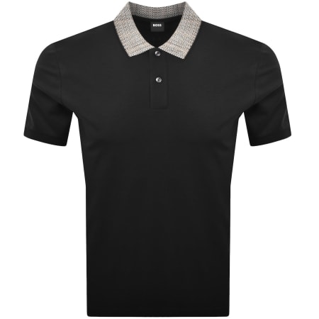 Product Image for BOSS H Parlay 302 Polo T Shirt Black