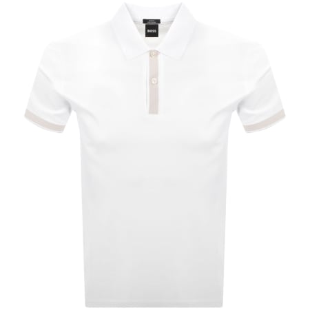 Product Image for BOSS H Phillipson Polo T Shirt White