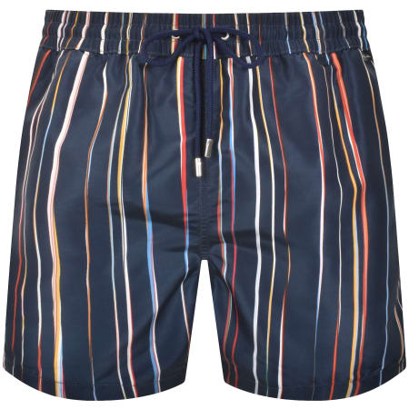 Product Image for Paul Smith Pinstripe Swim Shorts Navy