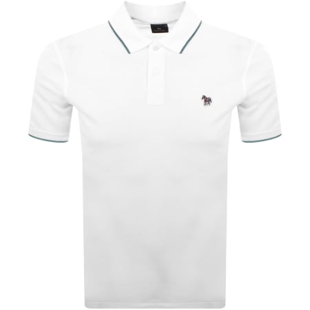 Product Image for Paul Smith Logo Badge Polo T Shirt White