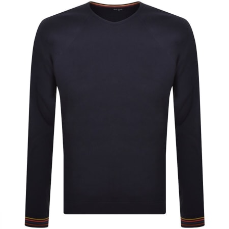 Product Image for Paul Smith Artist Rib Sweatshirt Navy