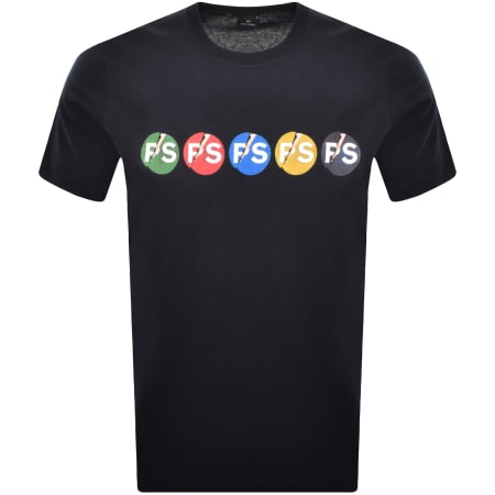 Product Image for Paul Smith PS Repeat Logo T Shirt Navy